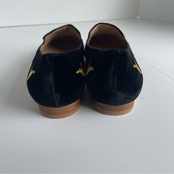 Jack Rogers Velvet Embroidered Slippers Size 5 - Picture 4 of 10